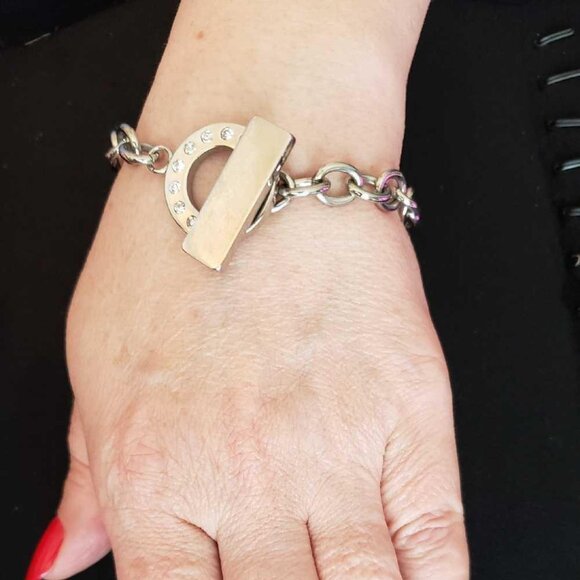 Stainless Steel Link Bracelet - Picture 6 of 10